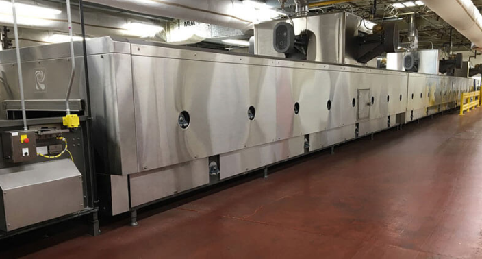 curing thermal element for deck oven
