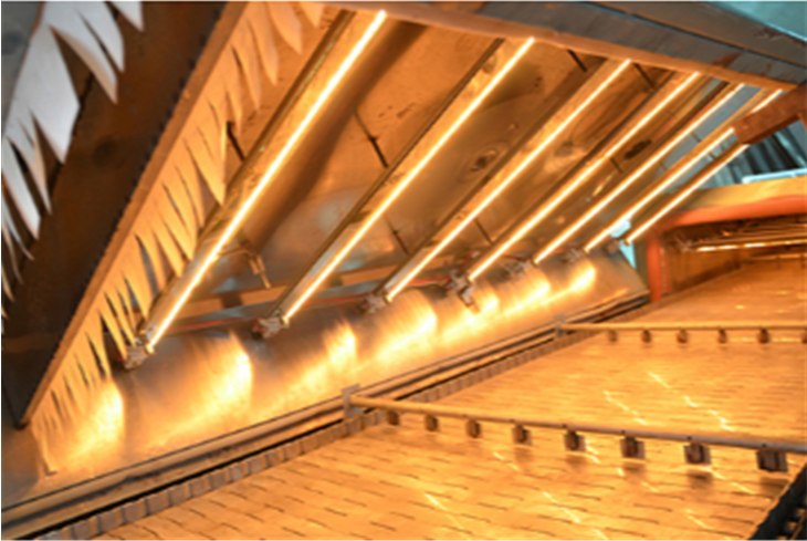 bread oven infrared tube for reheating