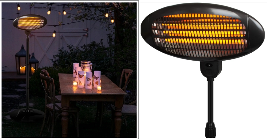 Waterproof heating table IP44