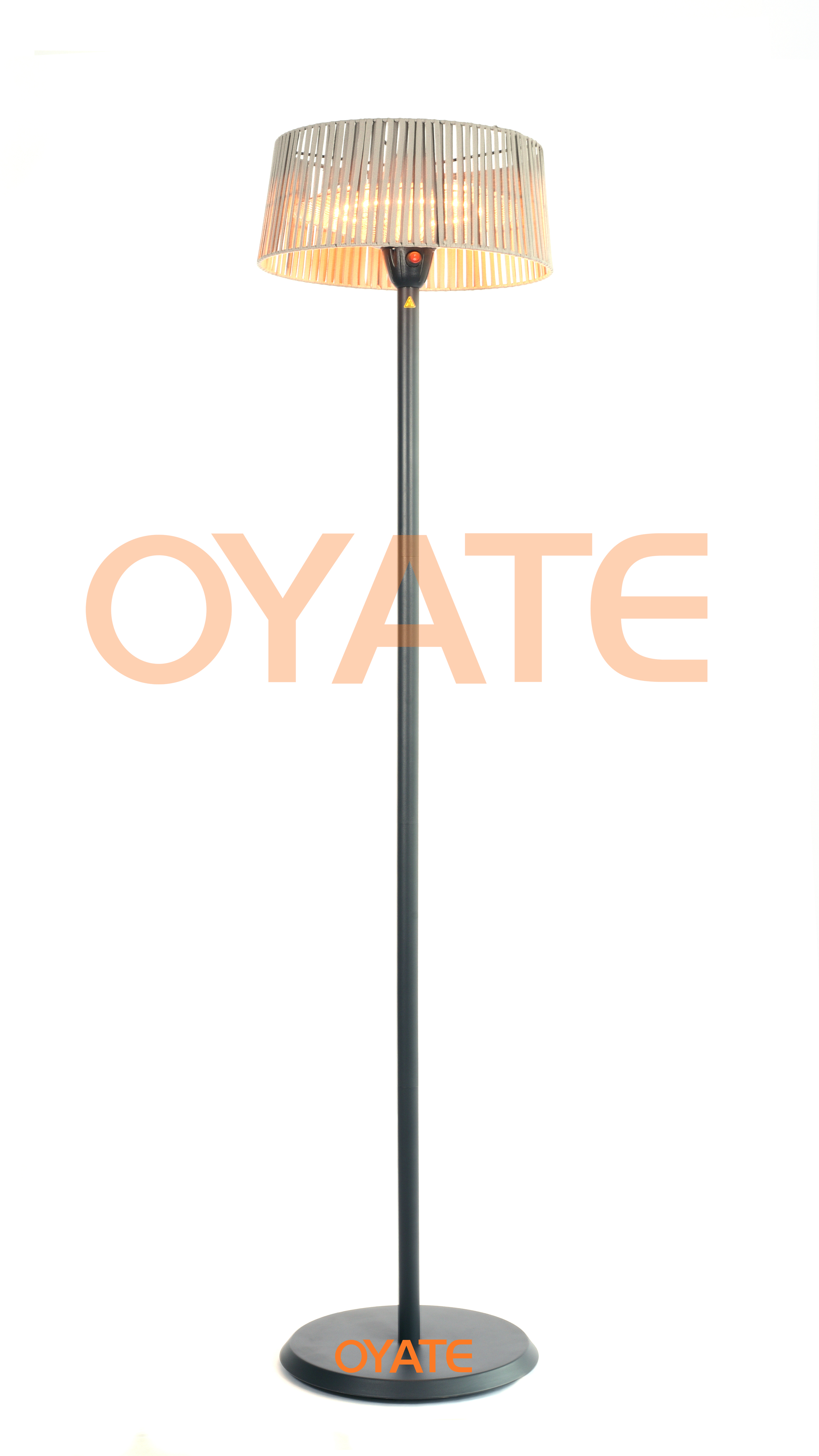 Distance between patio heater and ceiling